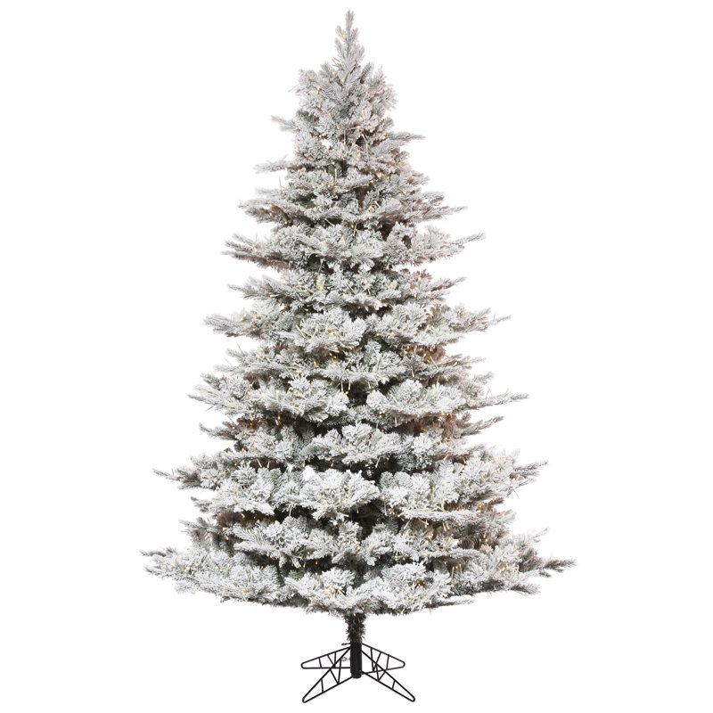 Kiana Lighted Artificial Pine Christmas Tree, 10' H x 74" W