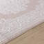 Beige Traditional Rug, Bordered Floral Easy to Clean Rug For Living Room, Dining Room, Bedroom-1694832193