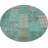 Distressed Modern Patchwork Round Area Rug 5x5