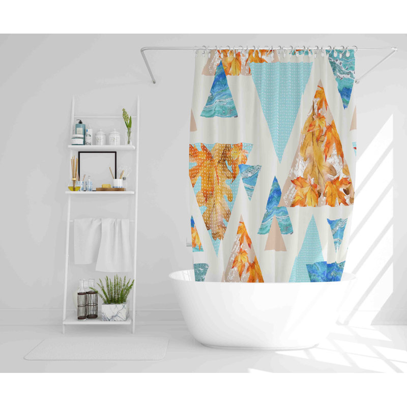 Fleet Polyester Shower Curtain, 177cm H x 177cm W