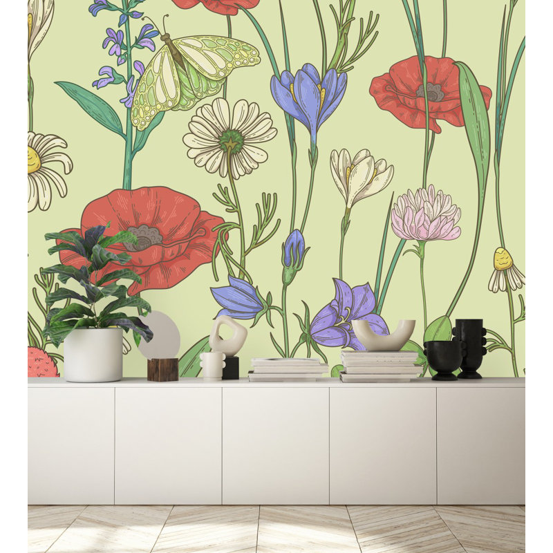 Wall Mural, 10.42' W x 10.42' L