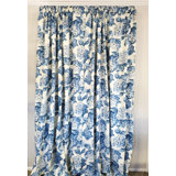 Hydrangea Room Darkening Curtain