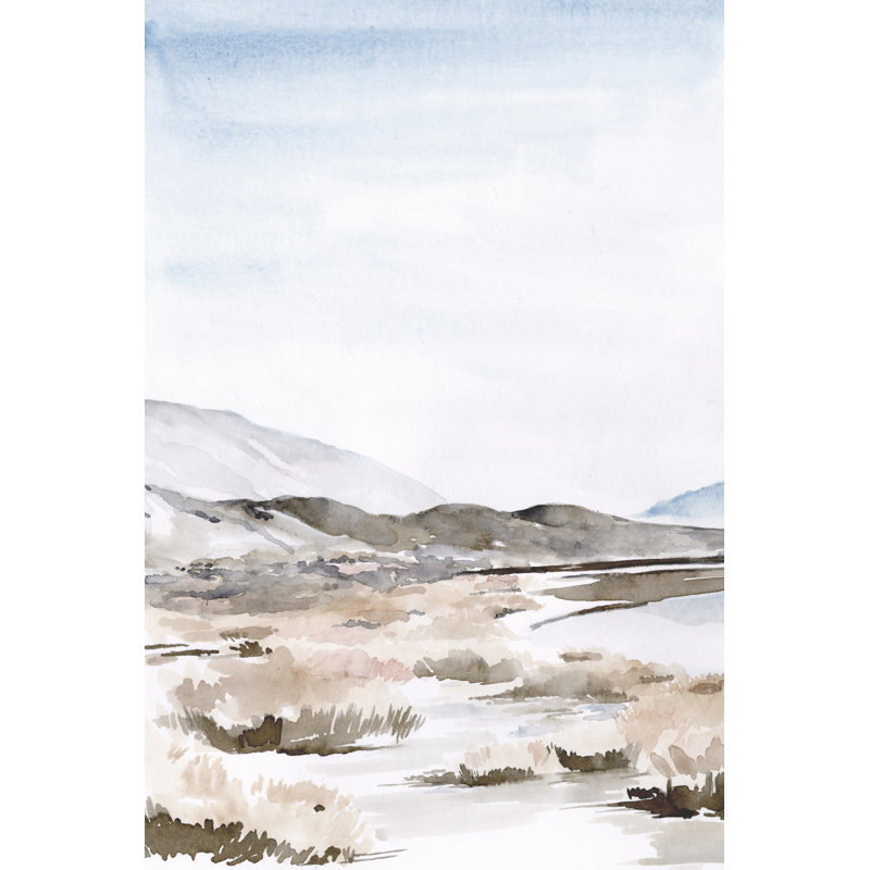 Salt Lake Reflections I by Jennifer Paxton Parker - Wrapped Canvas Painting, 76cm H x 51cm W