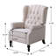 Fauteuil inclinable traditionnel Alta à dossier haut et accoudoirs larges de 72 cm avec capitonnage en losanges et boutons décoratifs-281652108-385153256