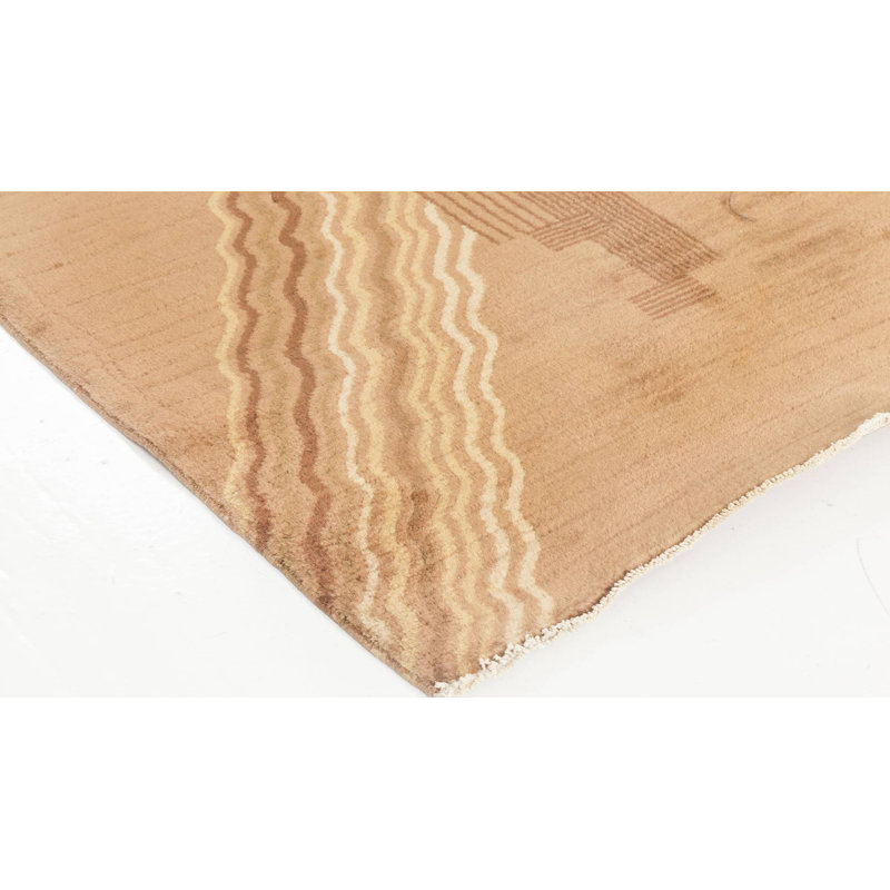 Vintage One-of-a-Kind Rectangle 3' X 4'9" Hand Knotted Area Rug