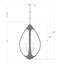 Menorca 4 - Light LED Chandelier