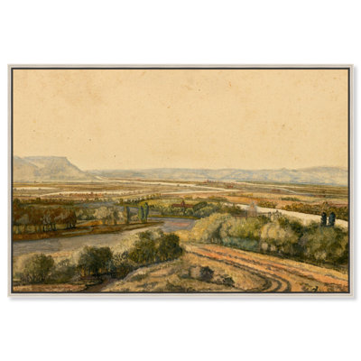 Rivière, paysage, campagne, art mural par Art Remedy