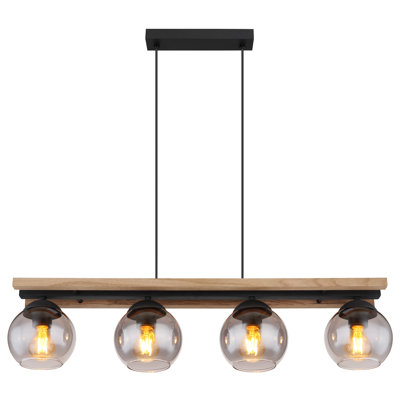 4 - Light Matte Black Pendant
