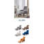 Chaise de salon grise avec fauteuil inclinable et coussins confortables en tissu doux