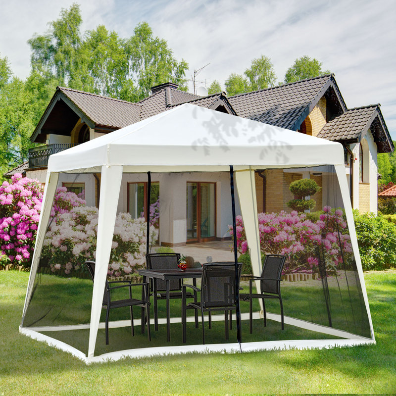 Mcclinton 3m x 3m Steel Party Tent, Cream