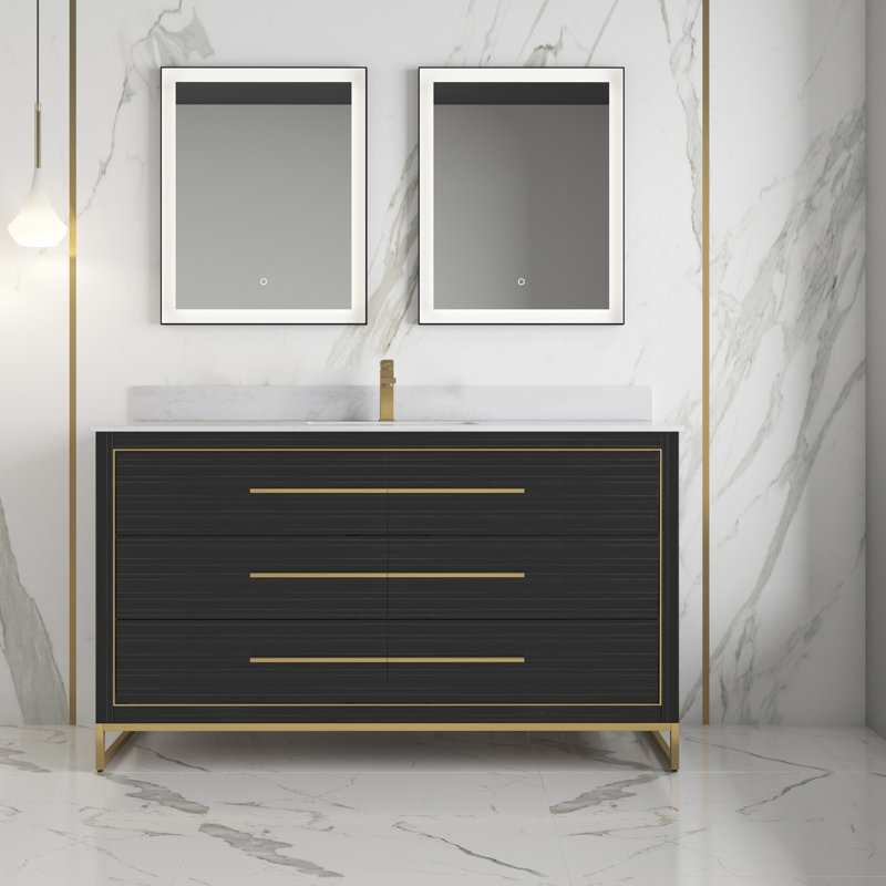 Ensemble de meuble-lavabo simple 60 po Caron