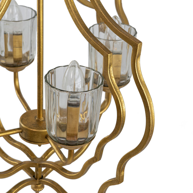 Lustre en métal 4 lumières