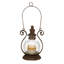 Glass and Iron Candle Lantern