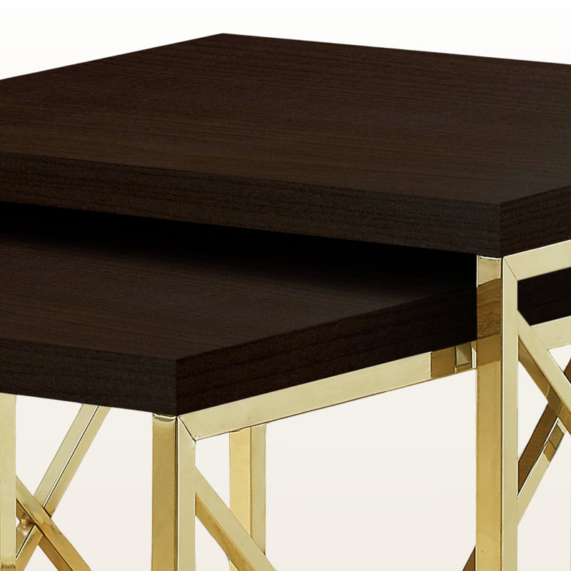 Franco Nesting Table Set Of 2 Side End Metal