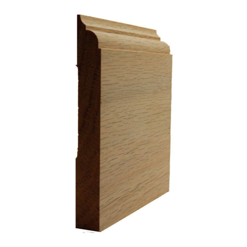 Moulure de plinthe EWBB23 Nose & Cove 5-1 / 4 po x 11/16 po, Chêne rouge