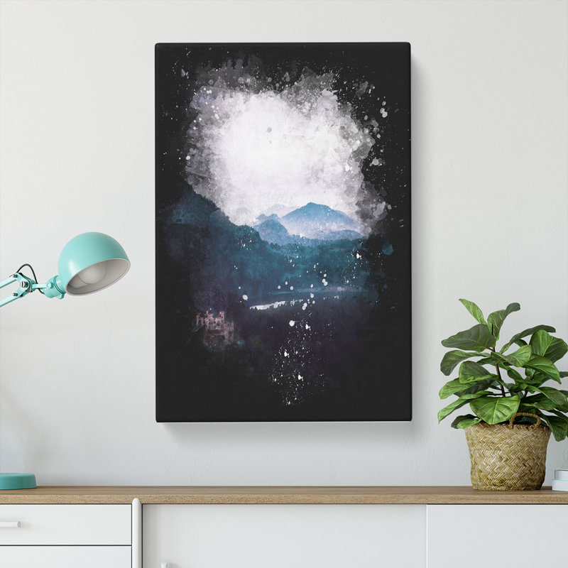 Hohenschwangau Castle - Wrapped Canvas Print, 60cm H x 40cm W x 3cm D