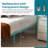 Modern Horizontal Slat Metal Bed Frame with Headboard and Footboard-1348365070-1348365058