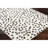 Harrisonburg Shag Cream/Black Area Rug-985915507