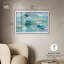 Décoration murale bleue Azure Tide II Shadowbox par Art Remedy, cadre blanc, 37 x 25-444089470-444089464