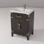 Single Bath Vanity with Acrylic Top and Faucet Set-1279339931-1279339928