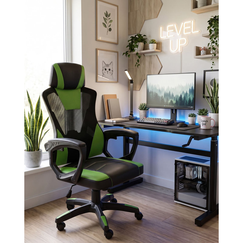 17 Stories Gaming Chair with Headrest