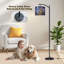  Lampe sur pied Arc Majestic Fantasy Castle Under Full Moon Glowing Turrets Skyry Star Tall Modern Lampadaire à DEL réglable Abat-jour en lin 3 températures
