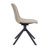 Matthew Leather Dining Side Chair With 360-Degree Swivel And Powder-Coated Iron Legs Matthew Collection-134529384-144607881