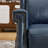 34.8"W Manual Recliner with Heat and 8-point Massage function, vintage design, with pockets-1767966236