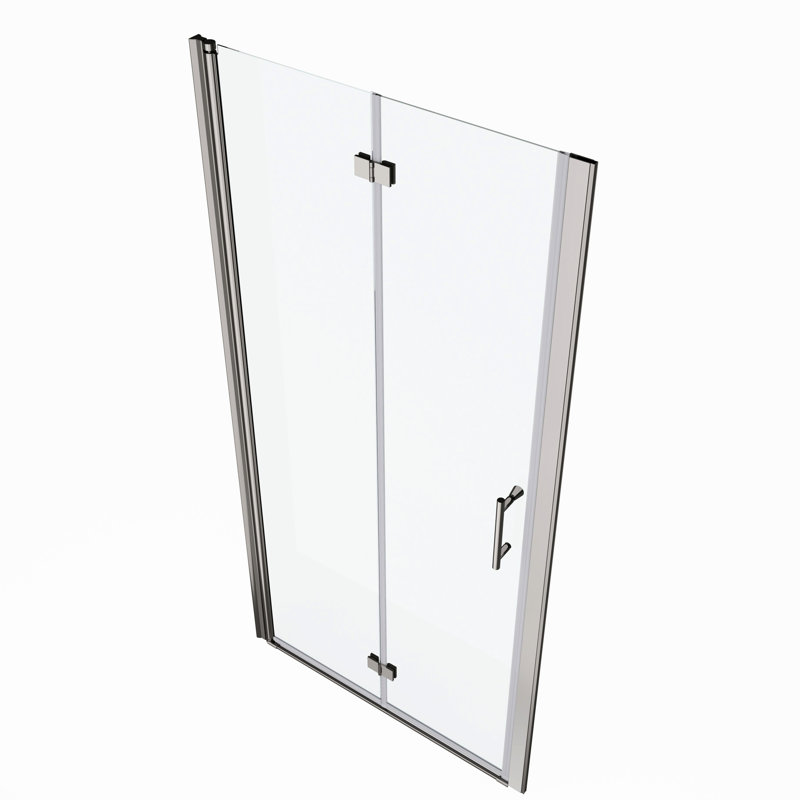 Porte de douche en verre trempé pivotant 1/4 "Universal - 1 3/8" réglable