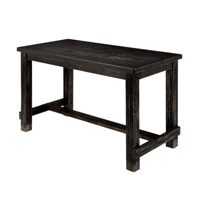 Table de bar l 60,4 po, noir antique