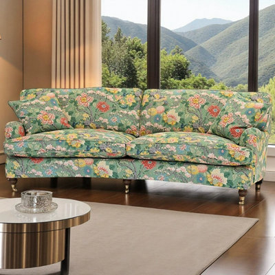 French-style Vntage Country Fabric Sofa