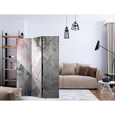 135cm W x 172cm H 3 - Panel Wood Folding Room Divider