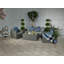 Berlin 3 Seater sofa Set Rattan 5 - Person Seating Group with Cushions-592684919-592684912