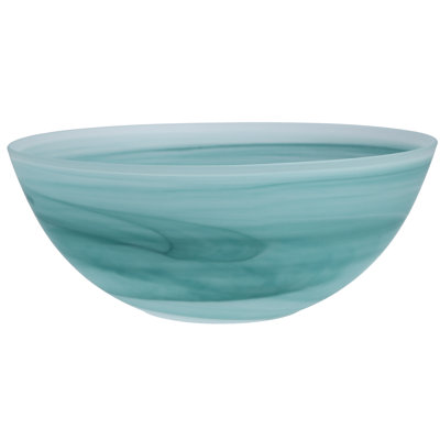 Glass Stainless Steel Serving Bowl