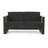 With Slat Panels And Cushions Aluminum Outdoor Dark - Style