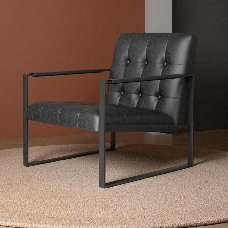 Chaise d'appoint rembourrée moderne, pour chambre à coucher, salon, bureau