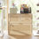 Classeur 31,5 "en rotin avec serrure et 4 tiroirs