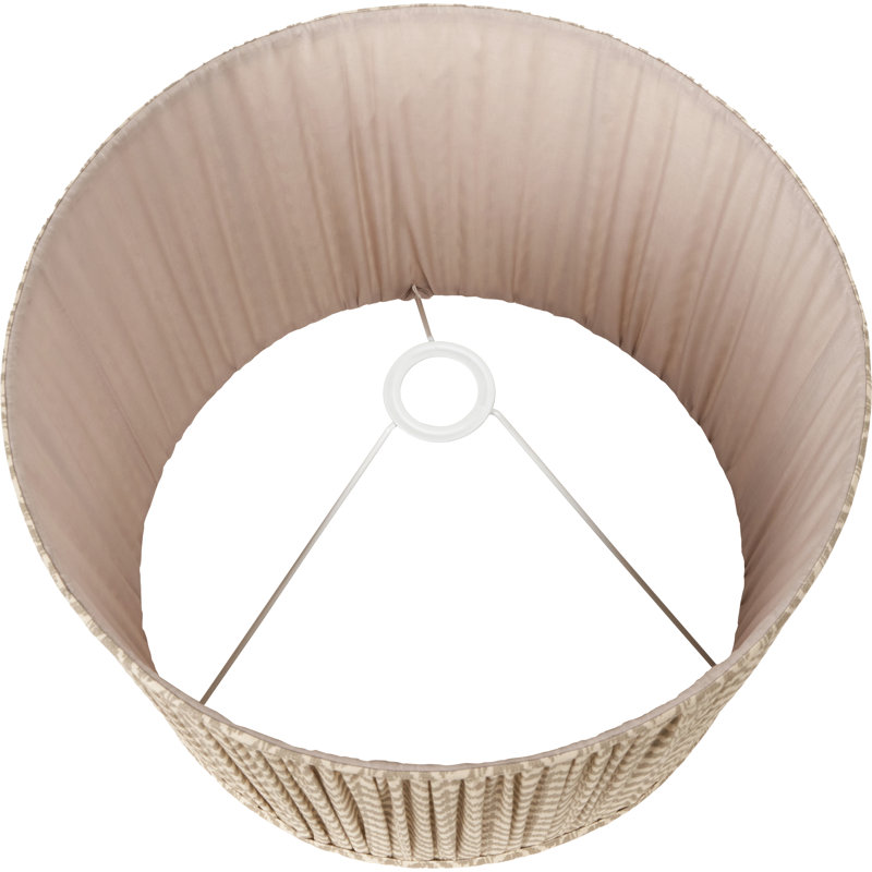 Mio Cotton Empire Lamp Shade ( Uno ), Beige, 32cm H x 50cm W x 50cm D