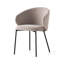 Tuka Upholstered Armchair with Metal Frame-448522983-448523001