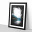 Lake & Mountains In Montana Paint Splash - Picture Frame Graphic Art-56922918-56922919