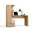 Todo Desk with Tall Bookcase