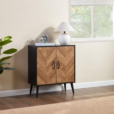 Storage Cabinet With 2 Doors, Modern Buffet Sideboard Cabinet With Storage by FunniHomi