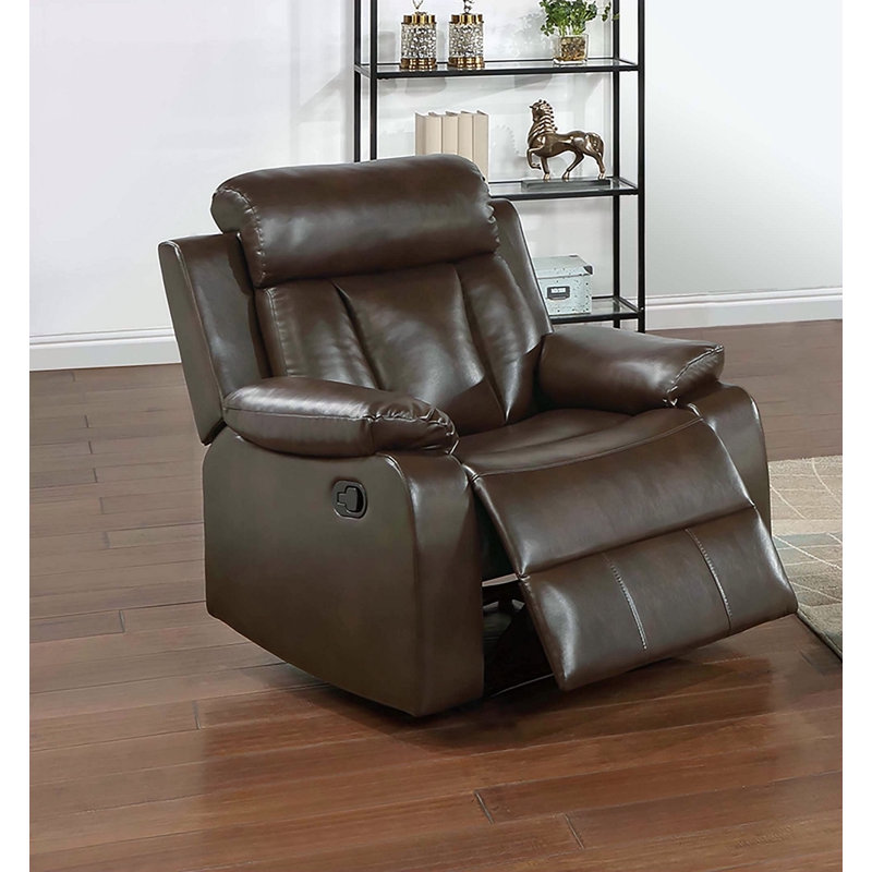 Fauteuil inclinable simple, Brun