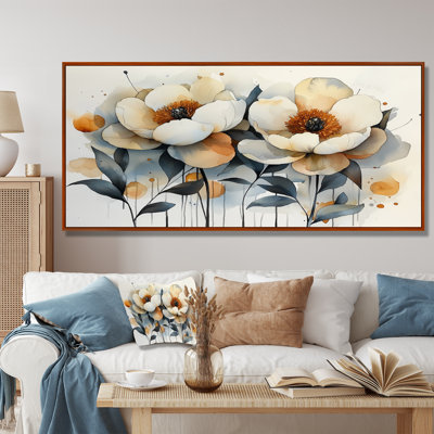 Imaad Autumn Harmony Peonies Flowers Bouquet II - Peonies Wall Art