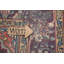 Tapis traditionnel rose à motif floral 6 x 10