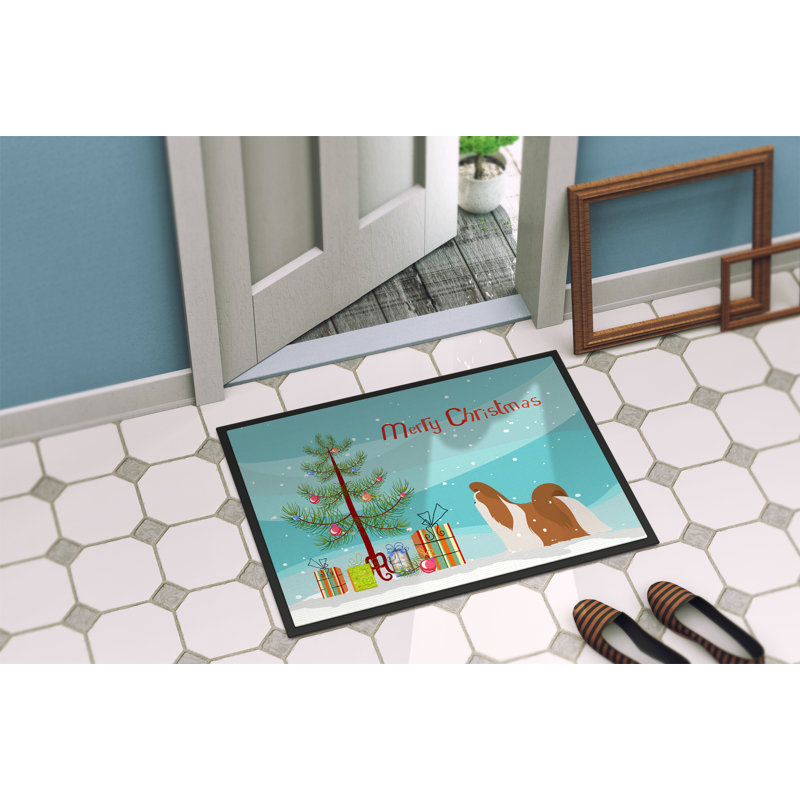 Tapis de porte intérieur antidérapant antidérapante shih tzu, Rectangle 2 pi x 3 pi