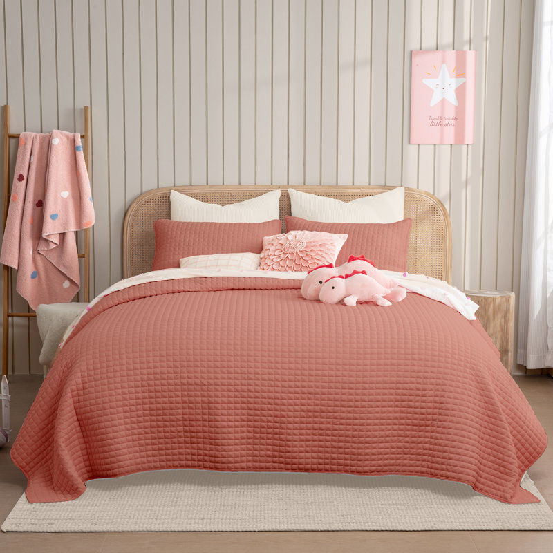 Ensemble de courtepointe Wonderful Waffle, Grand lit, Argile