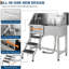 118cm H x 96.5cm W x 90.5cm D Stainless Steel Grooming Tub