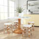 Alastair 18" Dining Short Stool