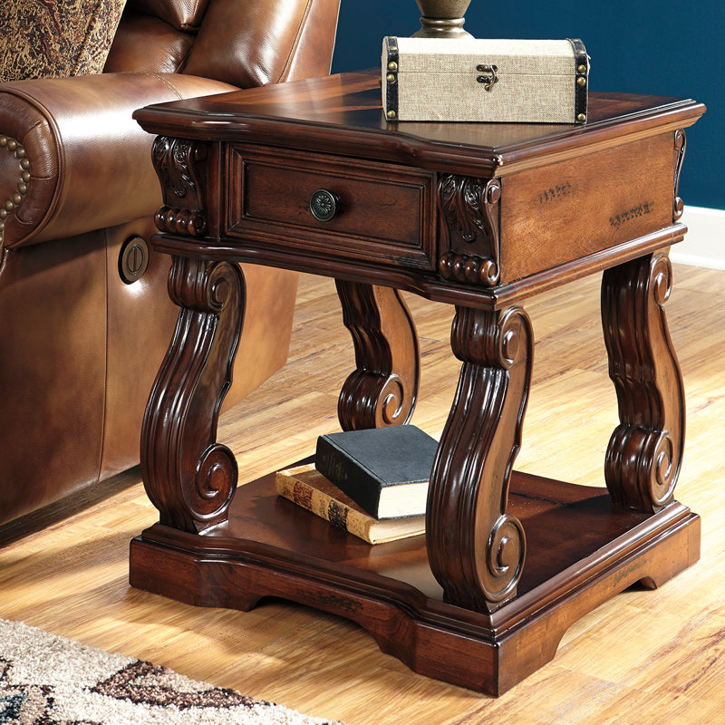 Gowdy Floor Shelf End Table